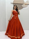 Pc 581 Pure Cotton Handwork & Mirror Work Navratri Lehenga Choli